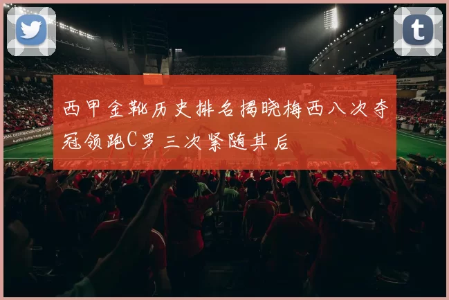 西甲金靴历史排名揭晓梅西八次夺冠领跑C罗三次紧随其后